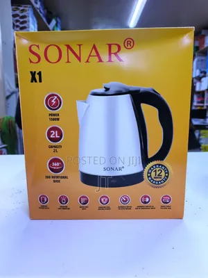 Sonar Stainless Steel 1.8-Liter Electric Kettle