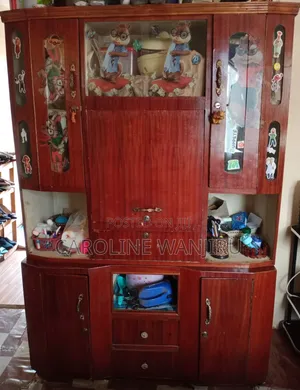 Large Detachable Wooden Wall Unit / Kabati