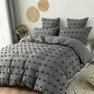 Beautiful Tufted Wave Design Duvet Cover Set