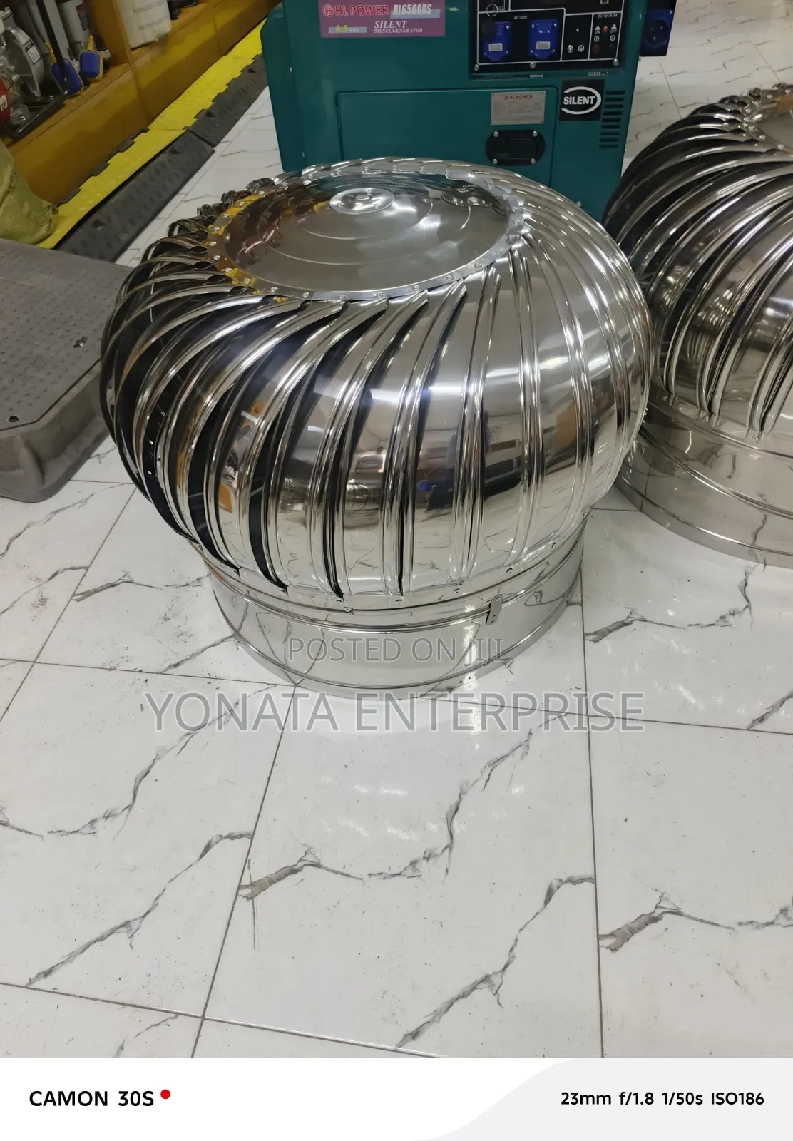 Industrial Cyclone Ventilators (500mm Diameter)