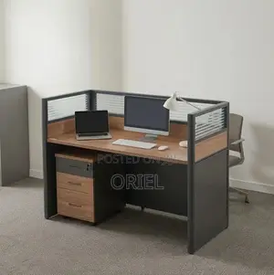 Office Workstation : 1-Seater Workstation Staff Desk