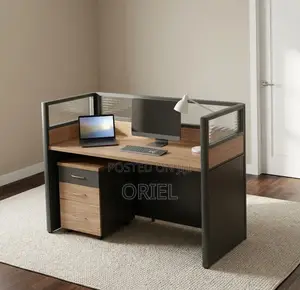 Office Workstation : 1-Seater Workstation Staff Desk