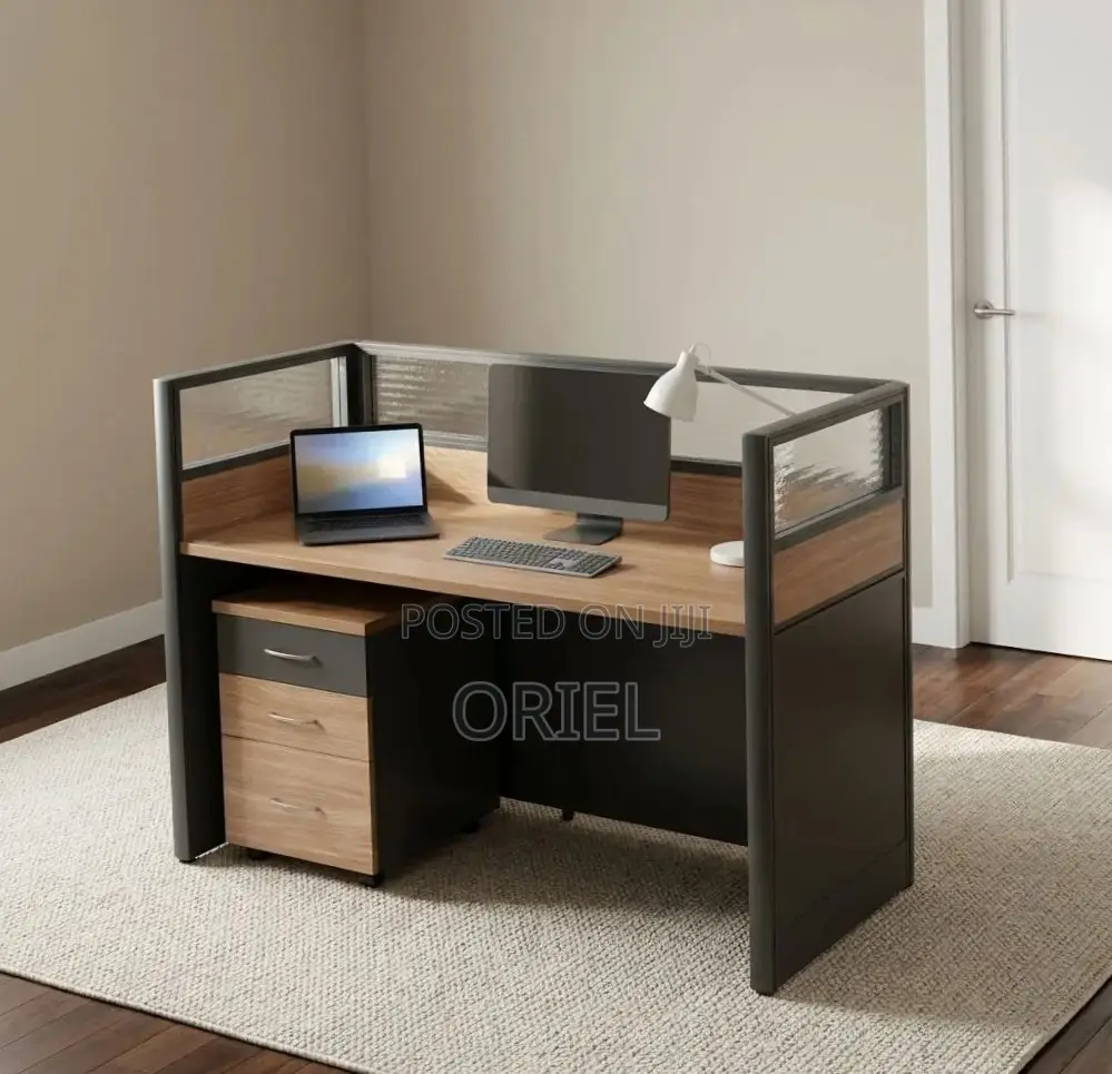 Office Workstation : 1-Seater Workstation Staff Desk