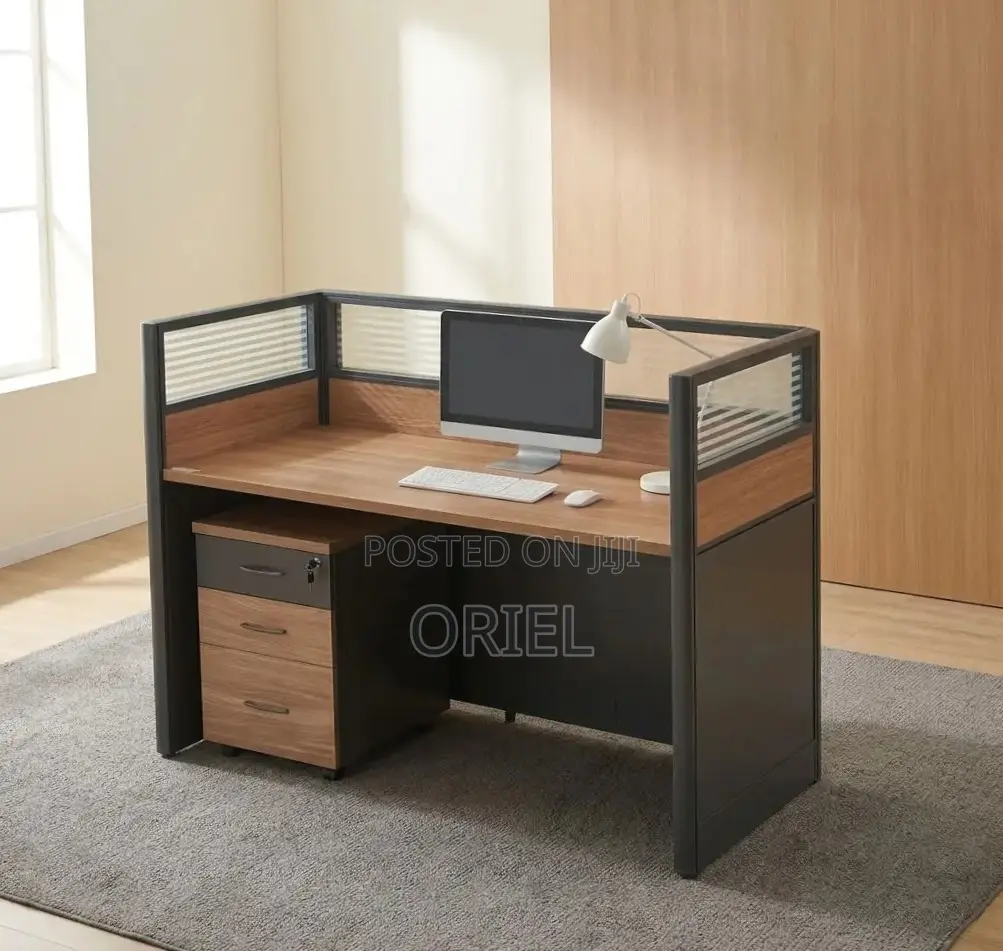 Office Workstation : 1-Seater Workstation Staff Desk