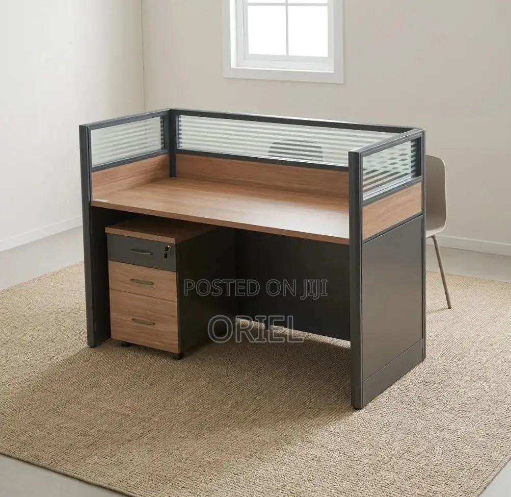 Office Workstation : 1-Seater Workstation Staff Desk