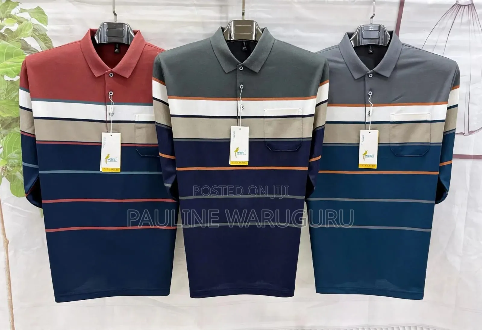 Men’s Striped Polo Shirts – Smart Casual | Various Colours