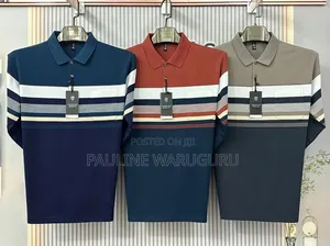 Men’s Striped Polo Shirts – Smart Casual | Various Colours