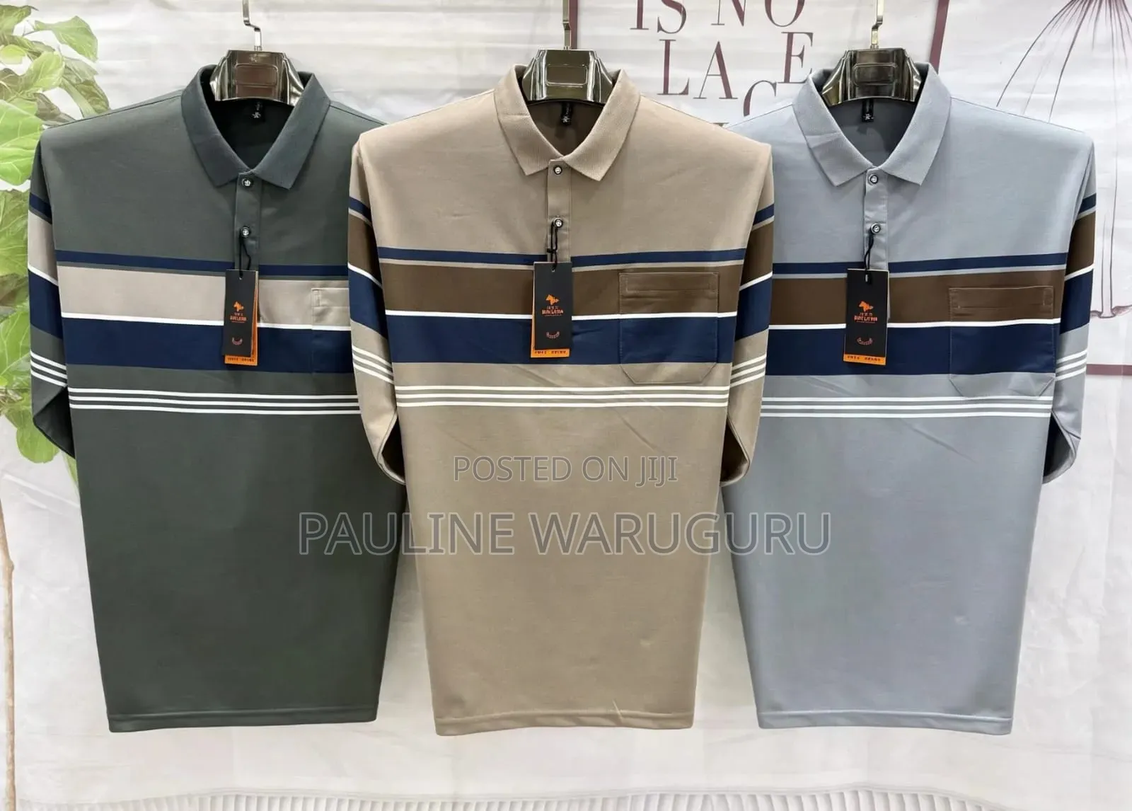 Men’s Striped Polo Shirts – Smart Casual | Various Colours