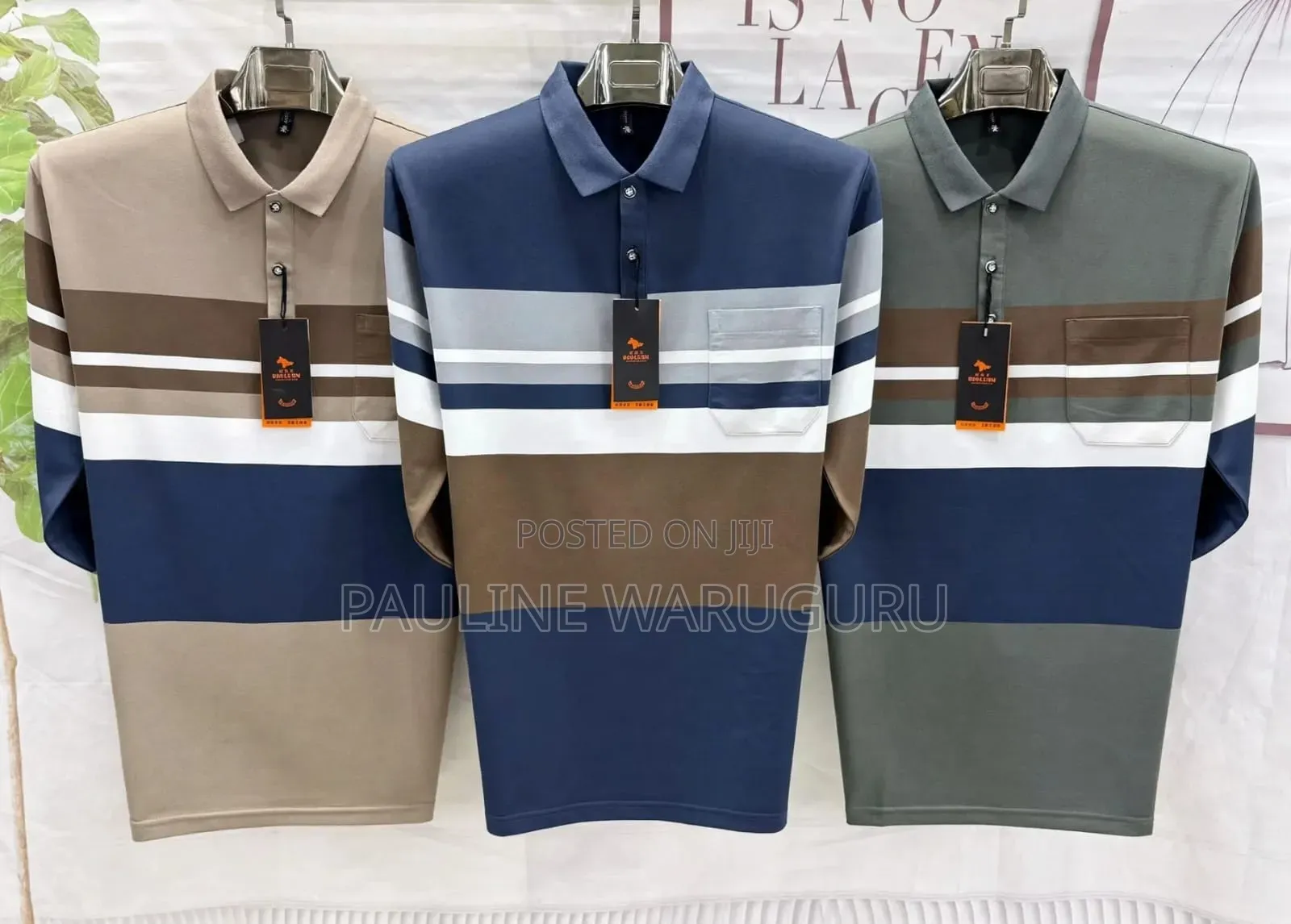 Men’s Striped Polo Shirts – Smart Casual | Various Colours