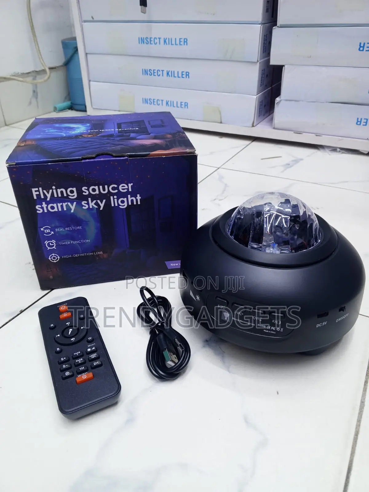 Starry Sky Galaxy Projector Lamp RGB Nebula Light With Remote