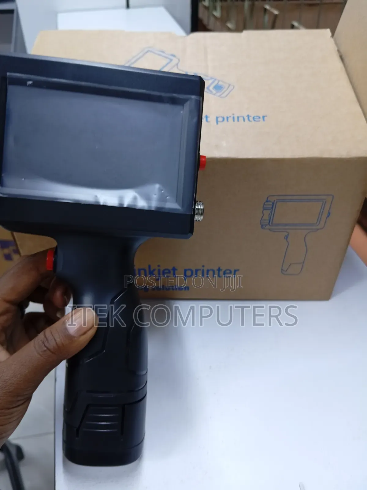 Hand Held Inkjet Printer 12.7mm Expiry Date Printing Machine