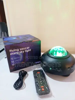 LED Ocean Wave Galaxy Projector Night Light for Bedroom