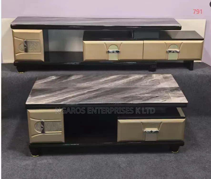 Imported Marble Coffee Table and TV Stand