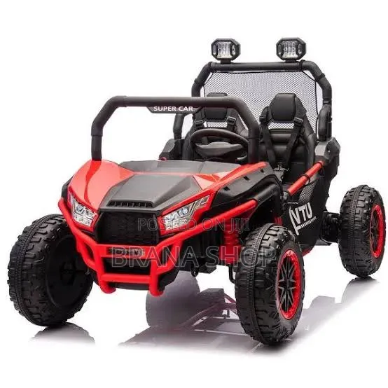 **Red 12V Electric UTV Ride-on – Big Size Kids' Car **