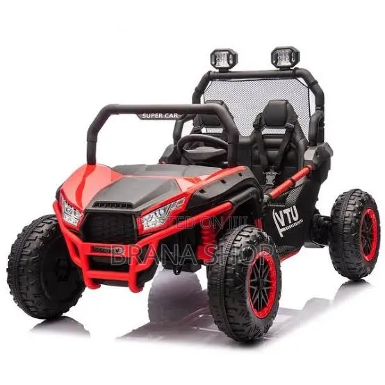 **Red 12V Electric UTV Ride-on – Big Size Kids' Car **