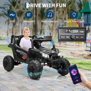**Kids' Electric Off-Road UTV Buggy – 12V Black **