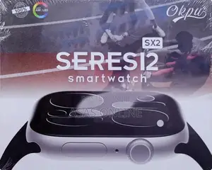 Premium Okpu SX2 Series 12 Smartwatch - 7-in-1 Strap Combo Pack