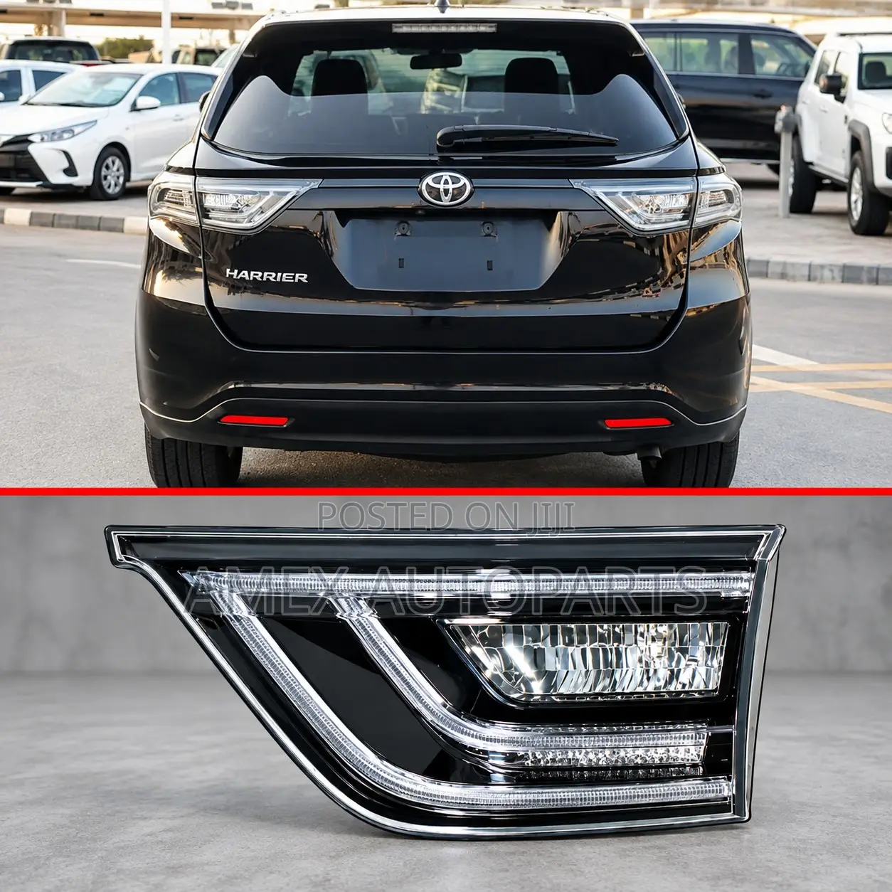 Back Lamp Inner Toyota Harrier ZSU60 ZSU65 2015+ Clear