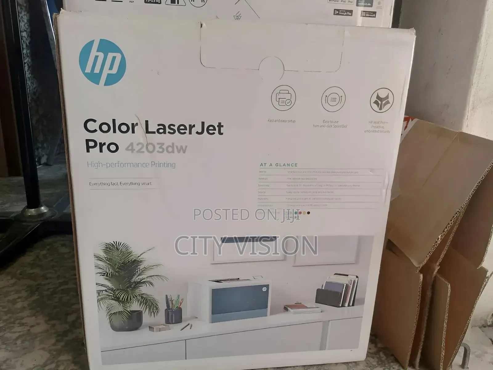 HP Colr Laserjet 4203dw Printer
