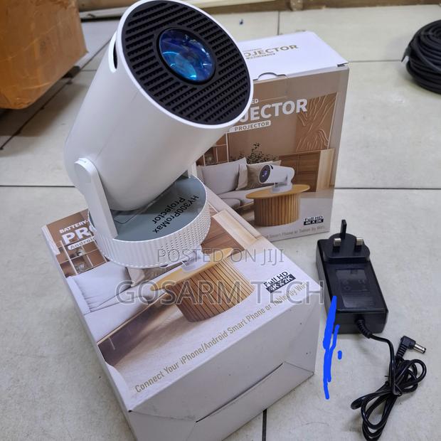 HY300 Pro Max Mini Android Projector – Battery Powered Projector - thumbnail 2