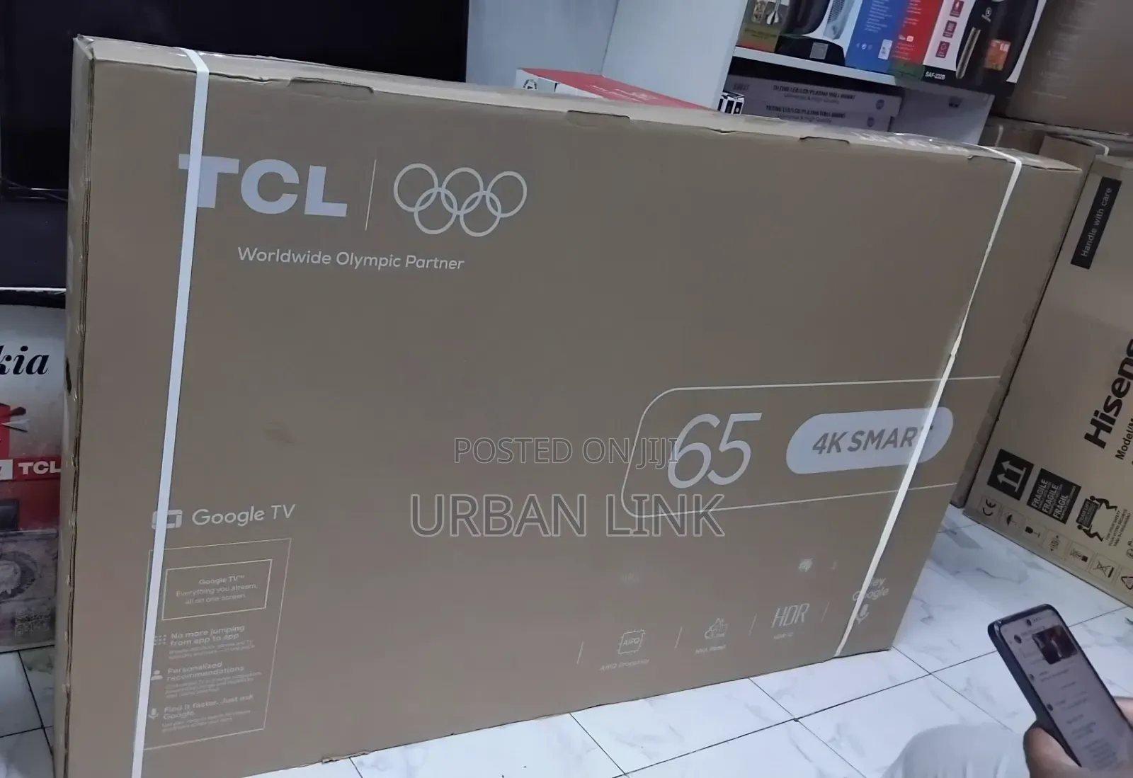 TCL V6d 65 Inch Direct Led HDR Smart TV (2026)