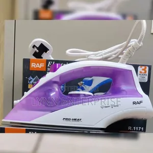 RAF Steam Iron 1400W With Ceramic Baseplate