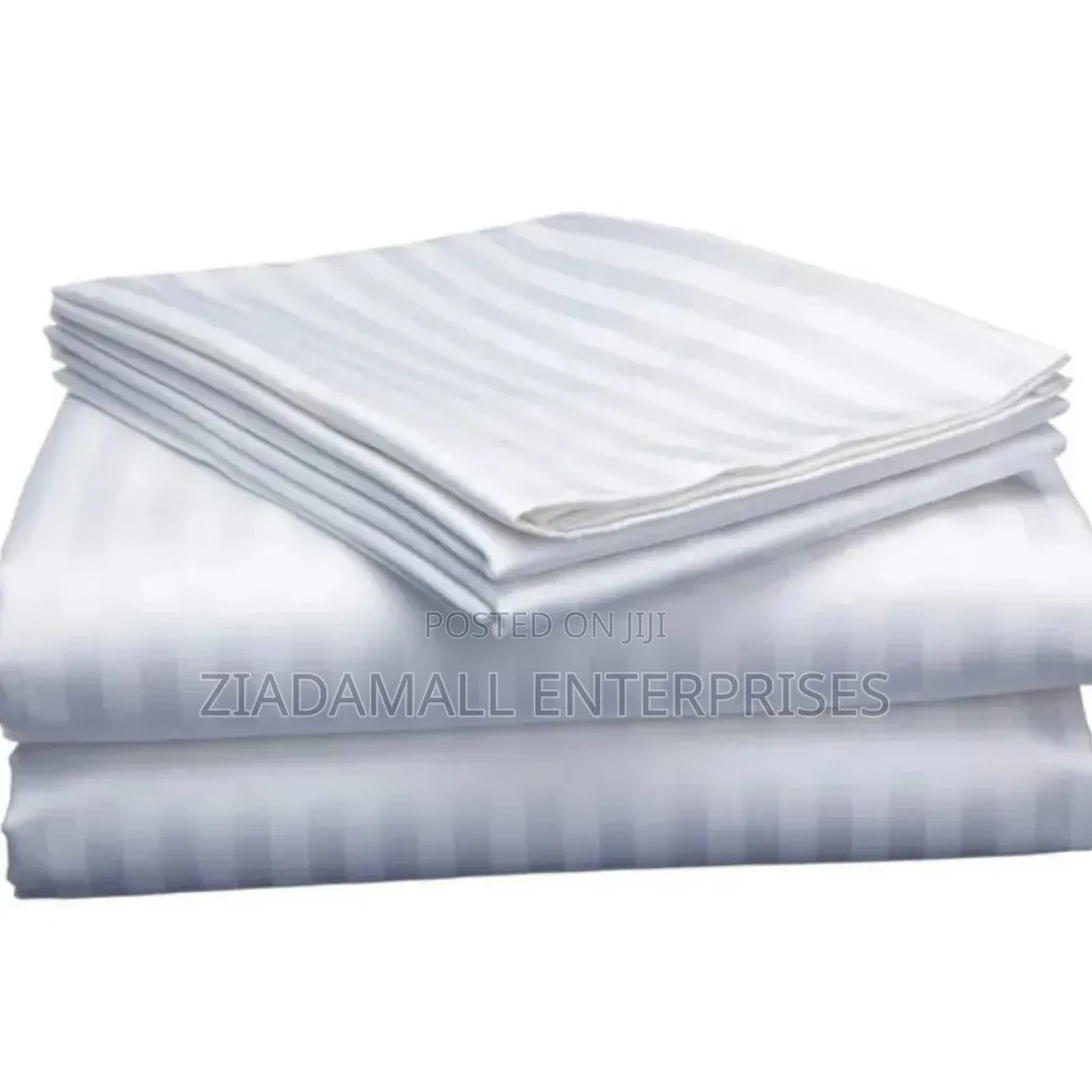 *Luxury Cotton Stripped Bedsheets