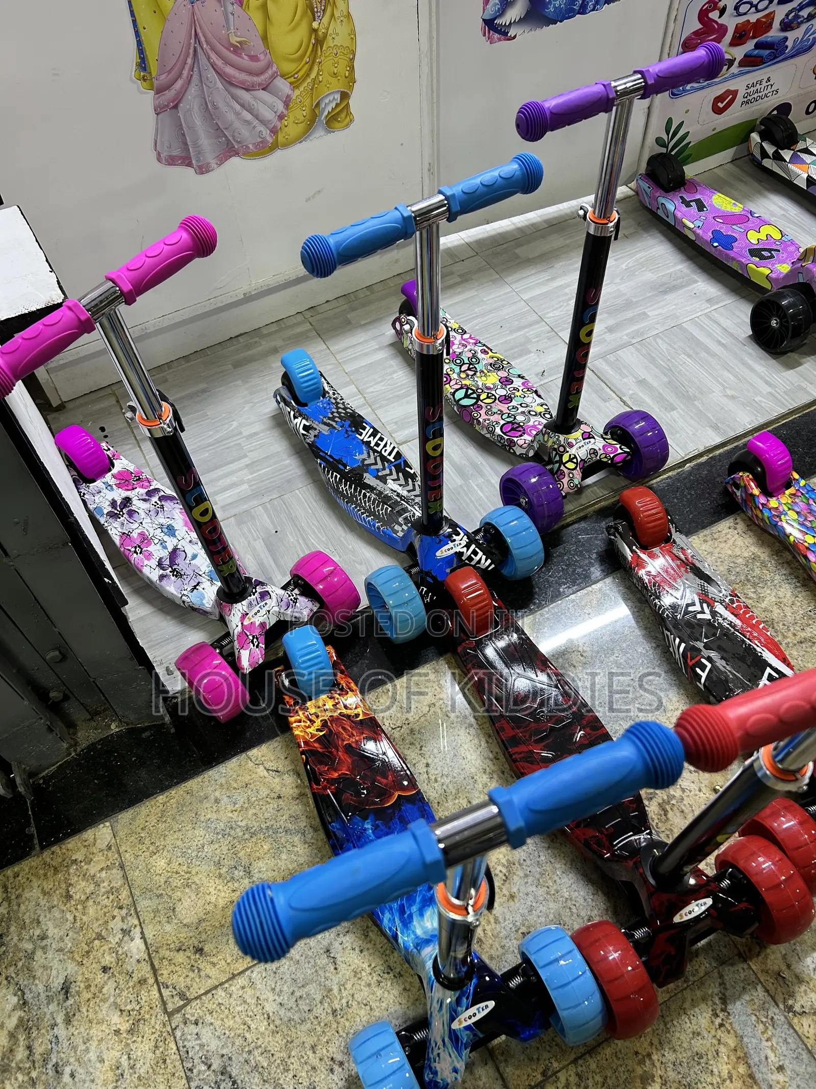 Colorful Scooter