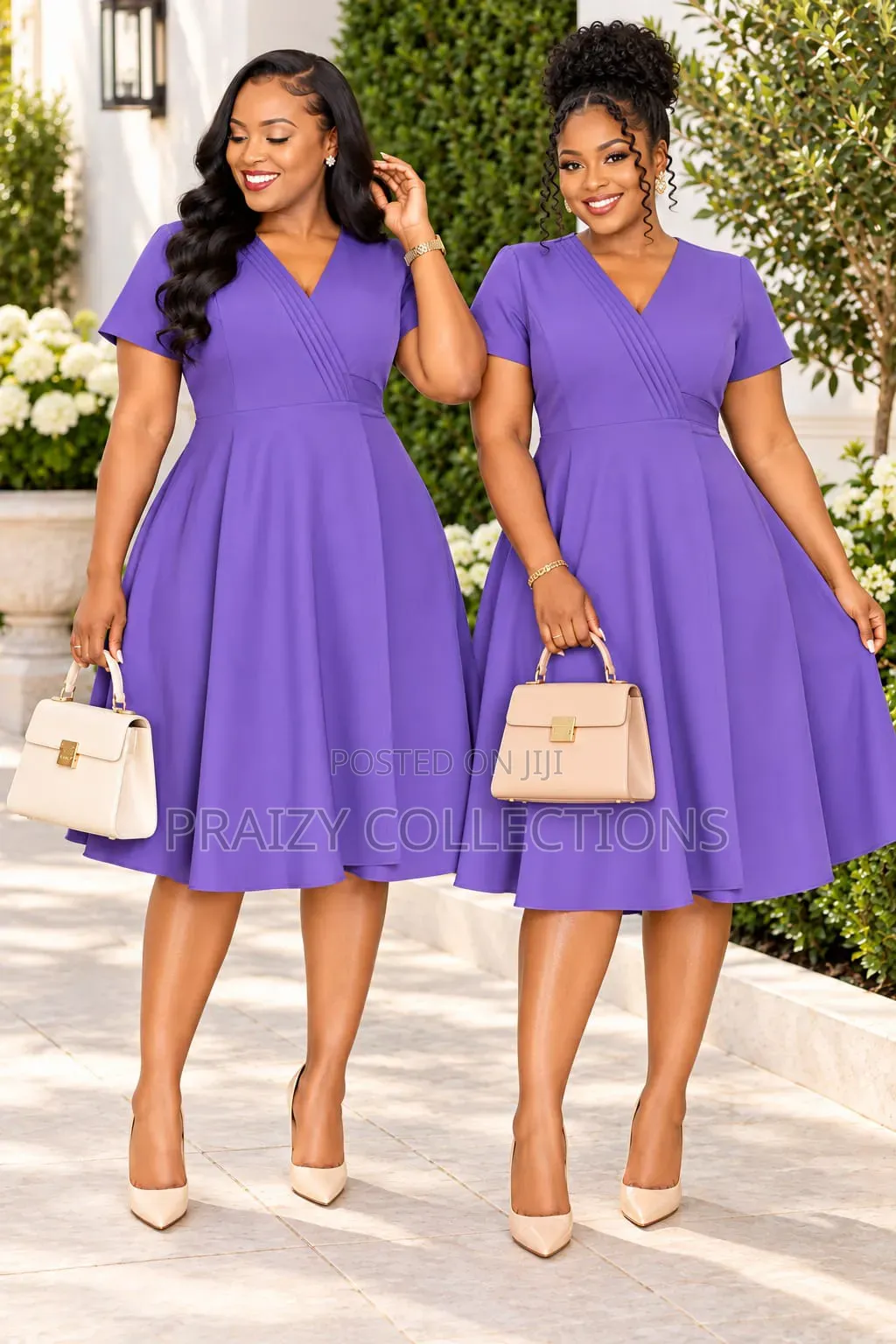 Senori Wrap Skater Dress
