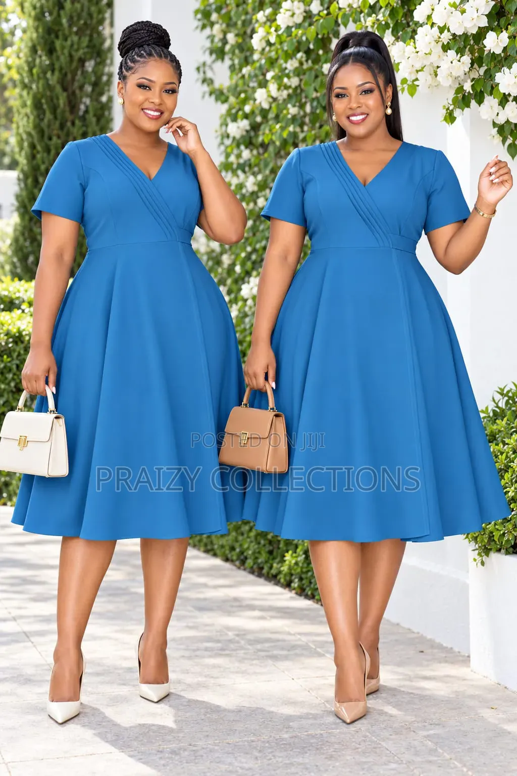 Senori Wrap Skater Dress