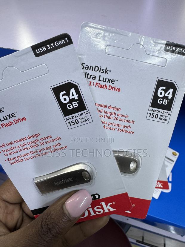 64GB Metallic Sandisk Flashdisk - thumbnail 3