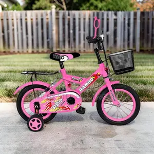 Quality-Assured Sturdy 4–6 Years Size 16 Inch Pink Kids Bike Bicycle