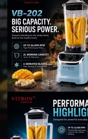 Vitron VB-202 2L High Speed Commercial Blender