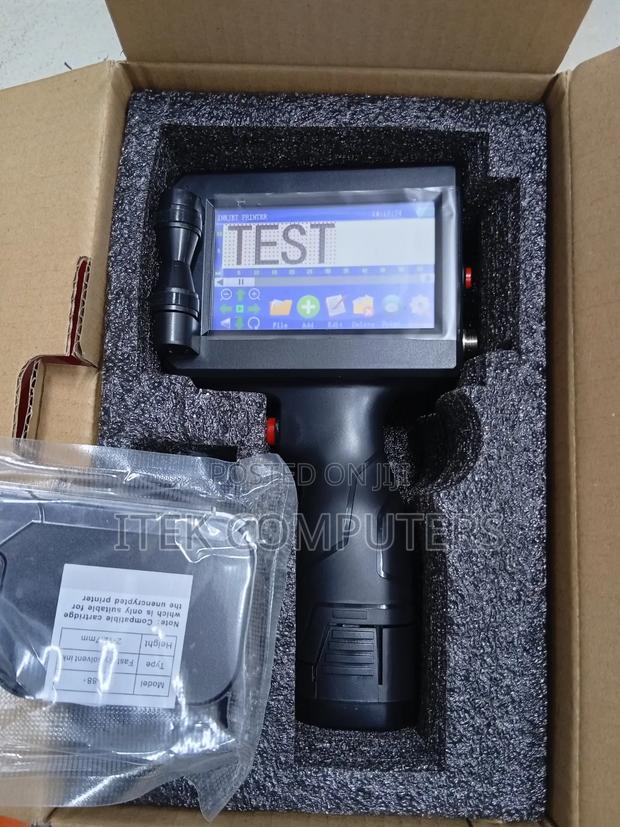 Portable 12.7mm Inkjet Printer for Fast Date Coding - main view