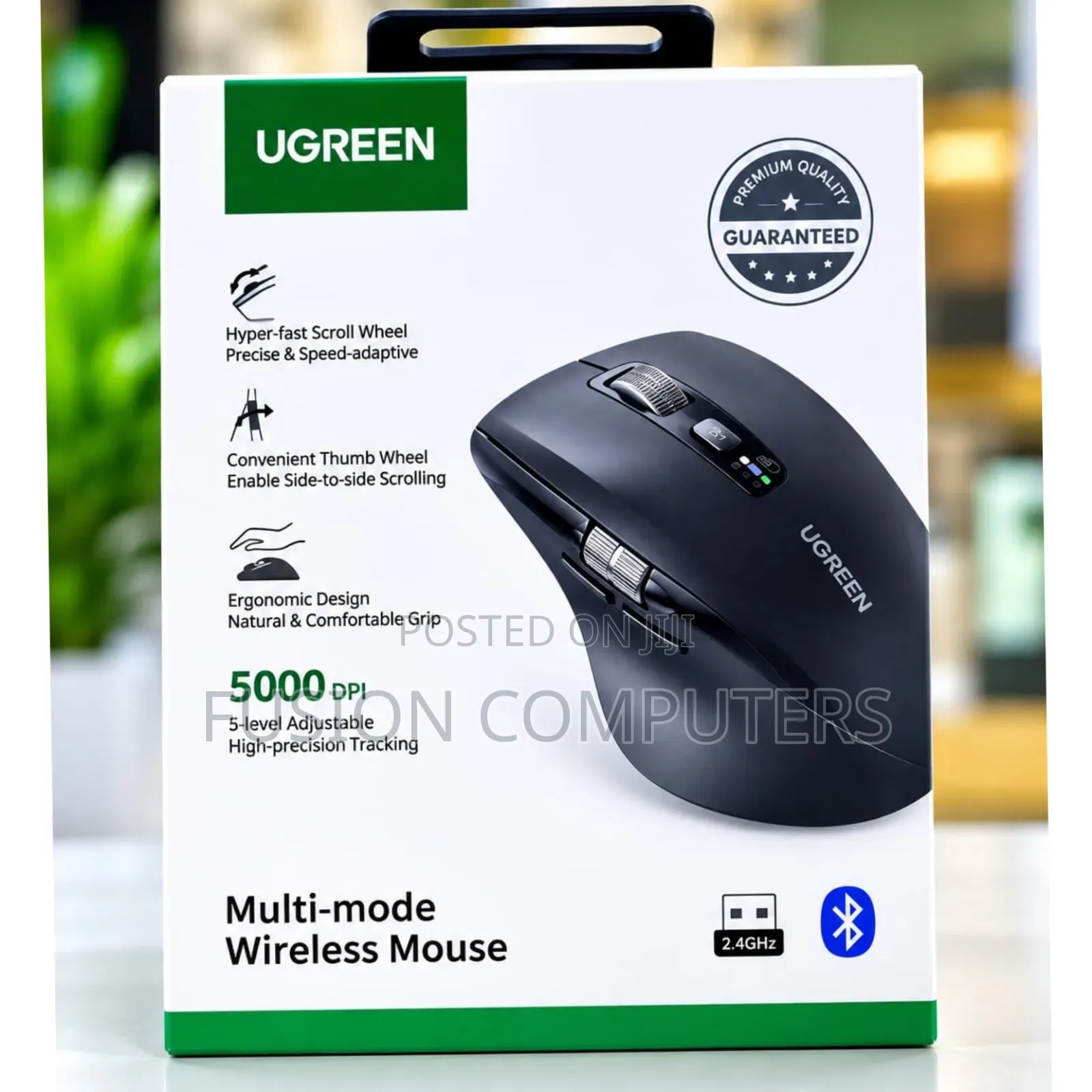 UGREEN M751 (SKU: 45792) Is an Ergonomic, Multi-Mode Wireless Mouse