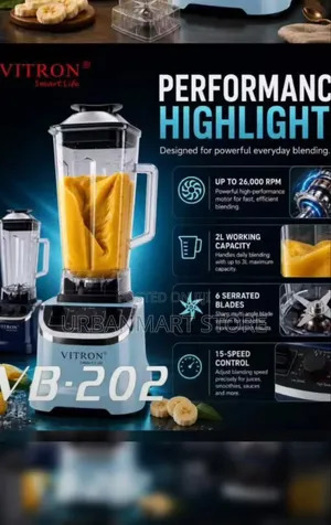 Vitron VB-202 2L High Speed Commercial Blender