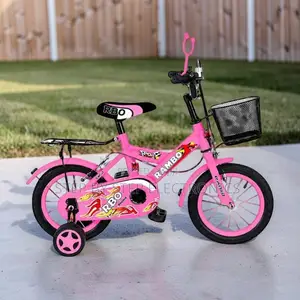Outdoor-Ready Stable 4–6 Years Size 16 Inch Pink Kids Bike Bicycle
