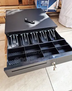 5Tray Cash Drawer –Lockable POS Cash Register Drawer for Supermarkets