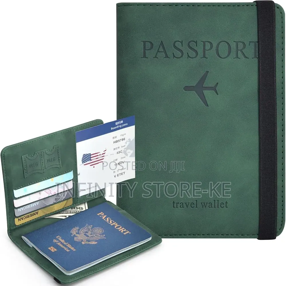 Durable Leather Passport Holder Wallet