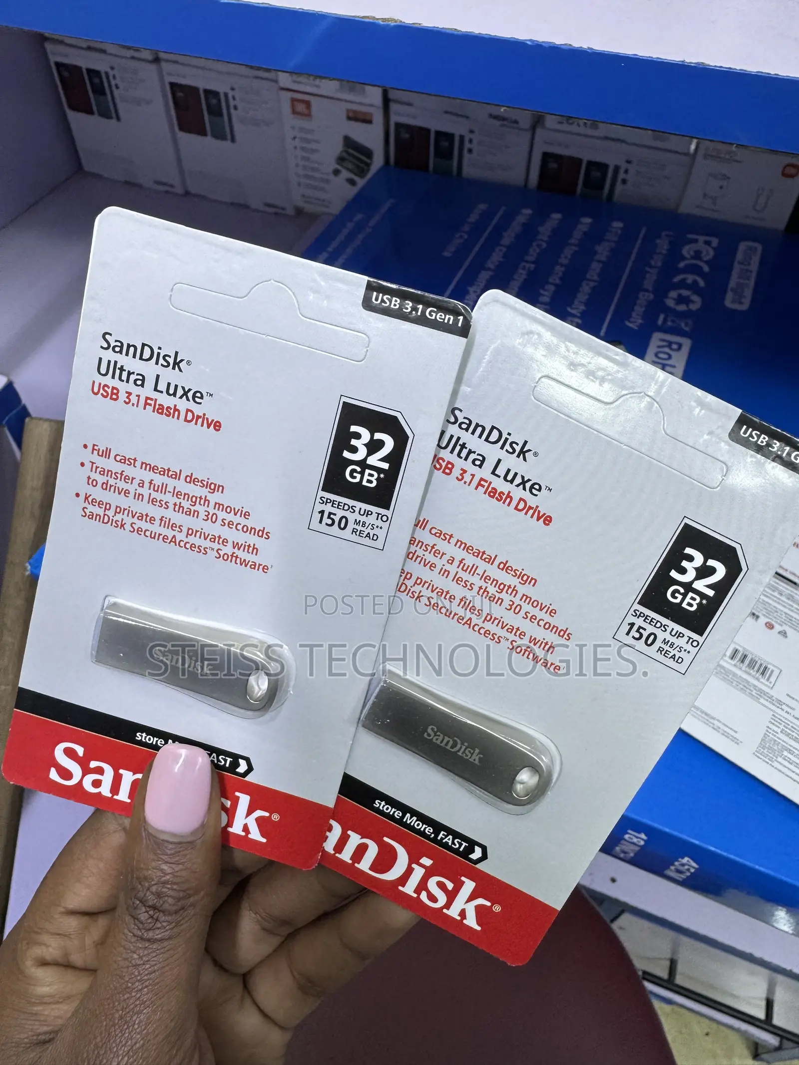 32gb Metallic Sandisk Flashdisk