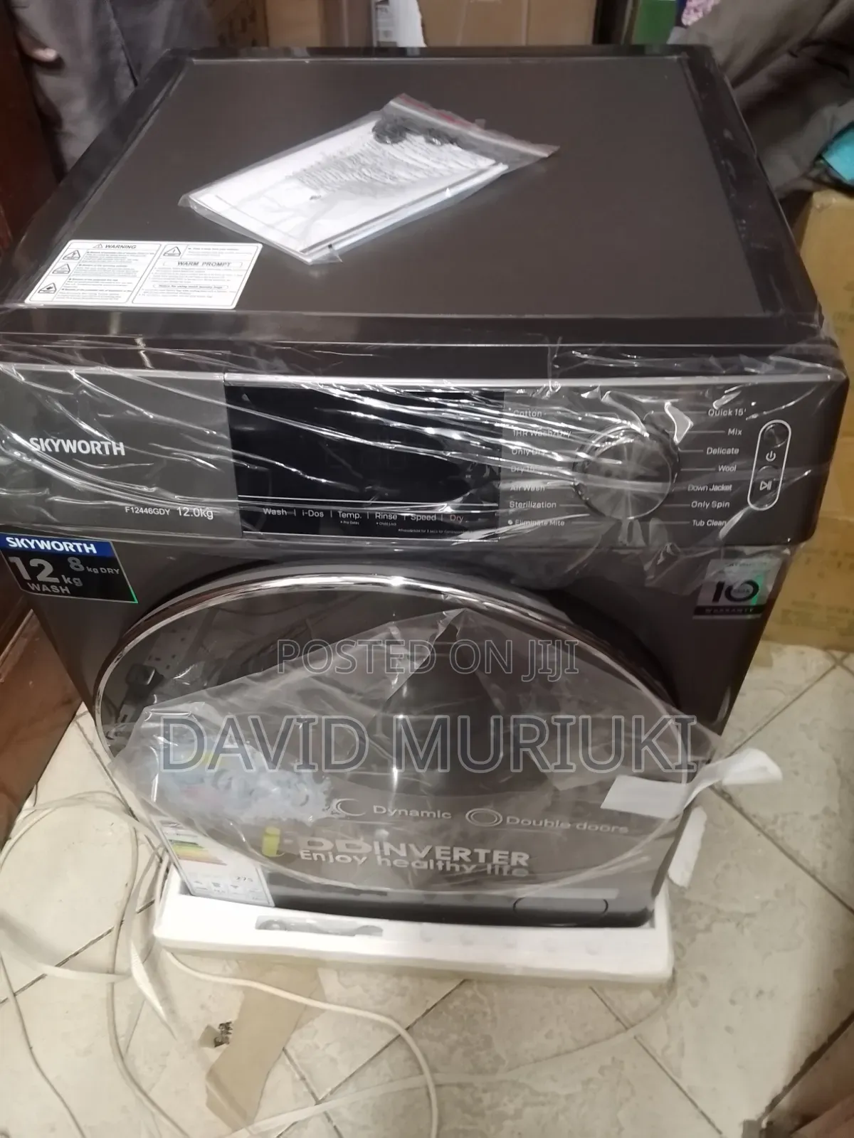 Skyworth 8KG Wash Spin Front Load Machine