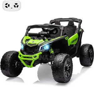 **Big Size Luminous Green Kids Electric UTV – 12V **