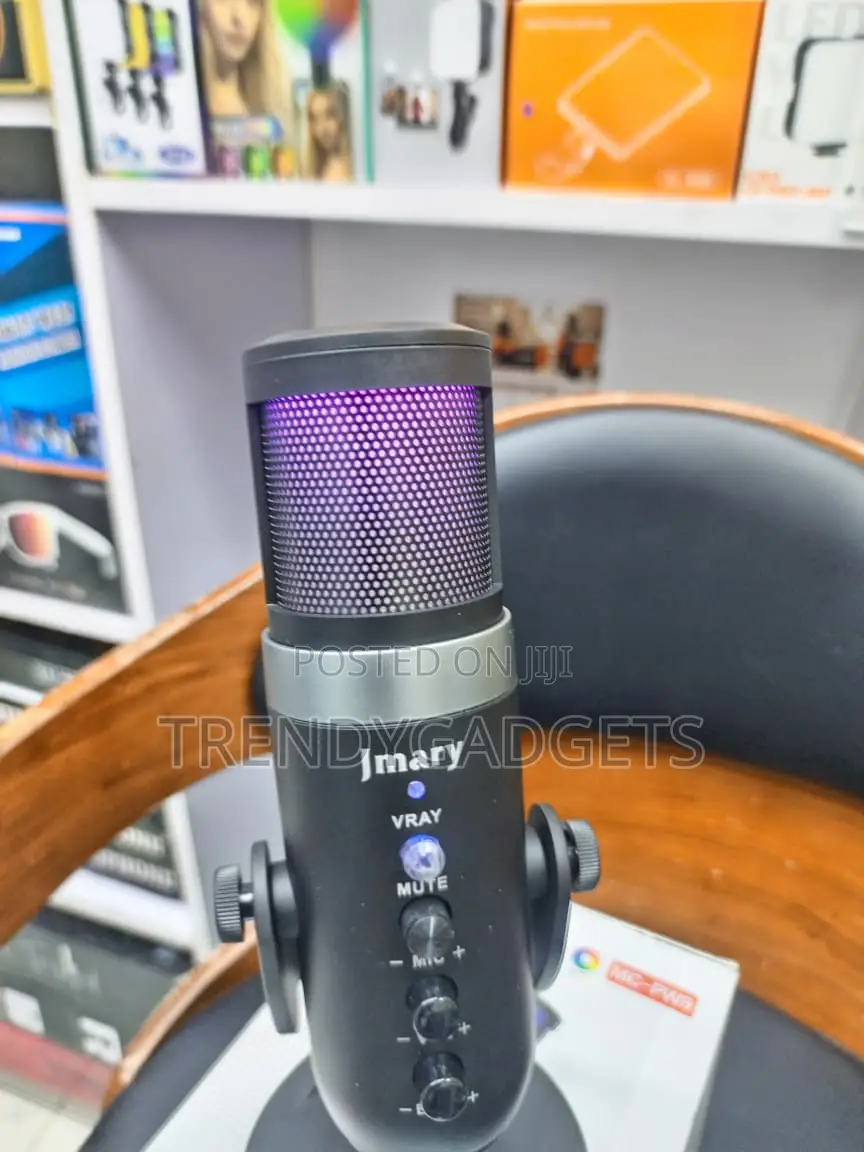 Jmary MC-PW9 RGB USB Condenser Microphone for Gaming Streaming