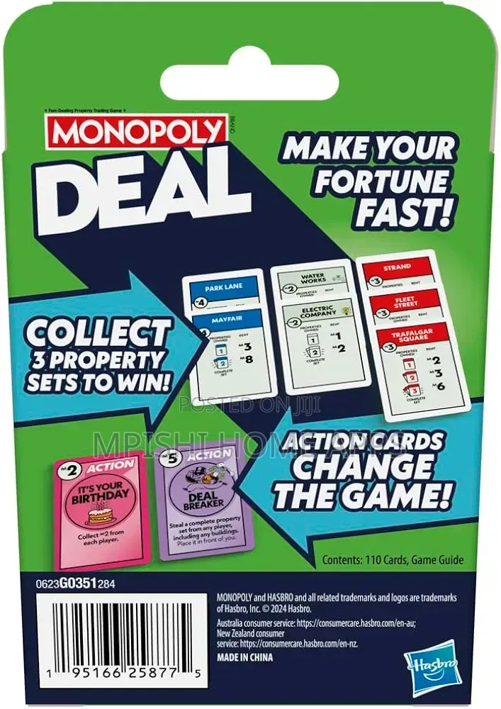 Monopoly Deal – UK Version