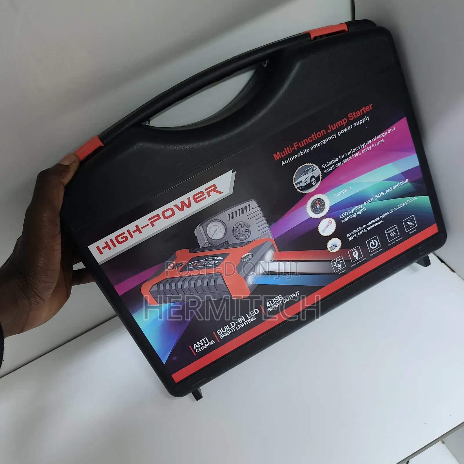 Multi-Function Car Jump Starter and Tyre Inflation Emergency Kit