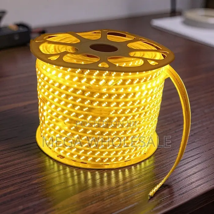 Premium 50M Orange Yellow Warm White SMD LED Strip Snake Light