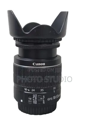 Canon EF-S 18-55mm With Hood