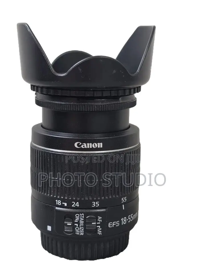 Canon EF-S 18-55mm With Hood