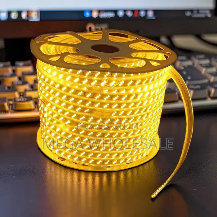 Super Bright 50M Orange Yellow Warm White SMD LED Strip Snake Light