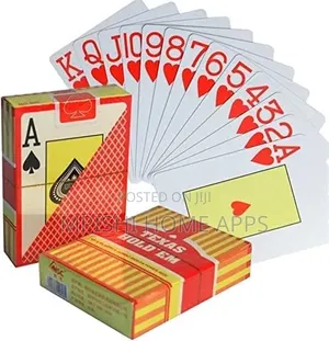Texas Hold Em Plastic Cards